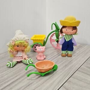 American Greetings 1979 Doll Lemon Meringue Huckleberry Pie Custard Cat Bike